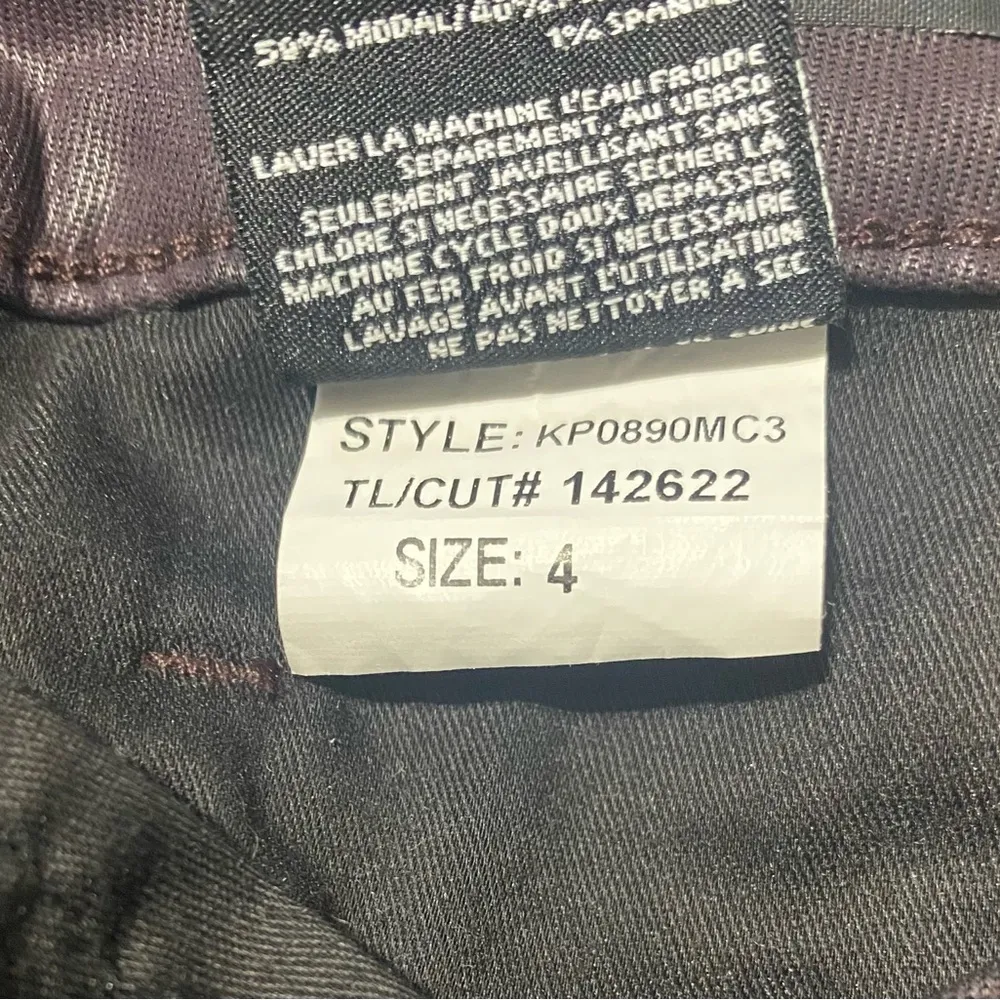 Wine Mia Coated Hi-Rise Fab AB Toothpick Skinny Pant. - Image 11