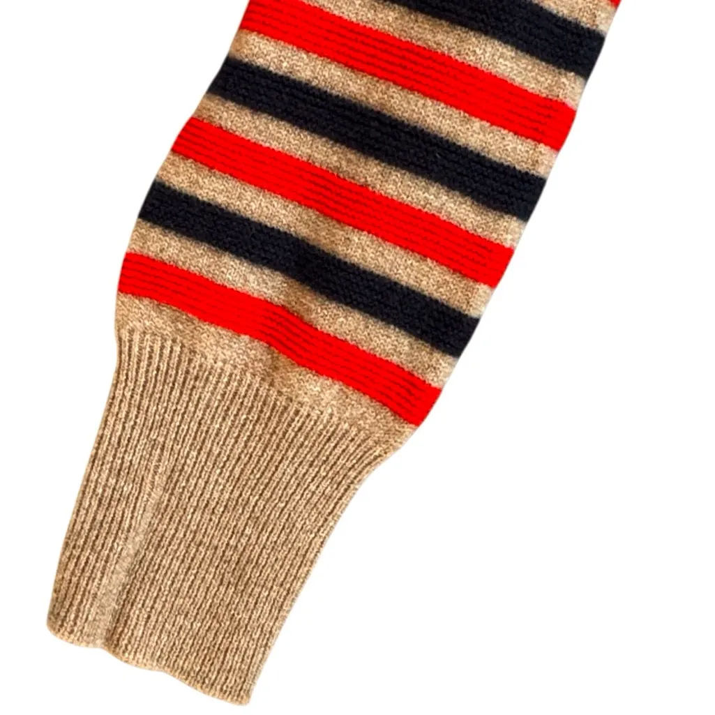 EUC J. Crew 100% Cashmere Striped Sweater Size XS - Image 4