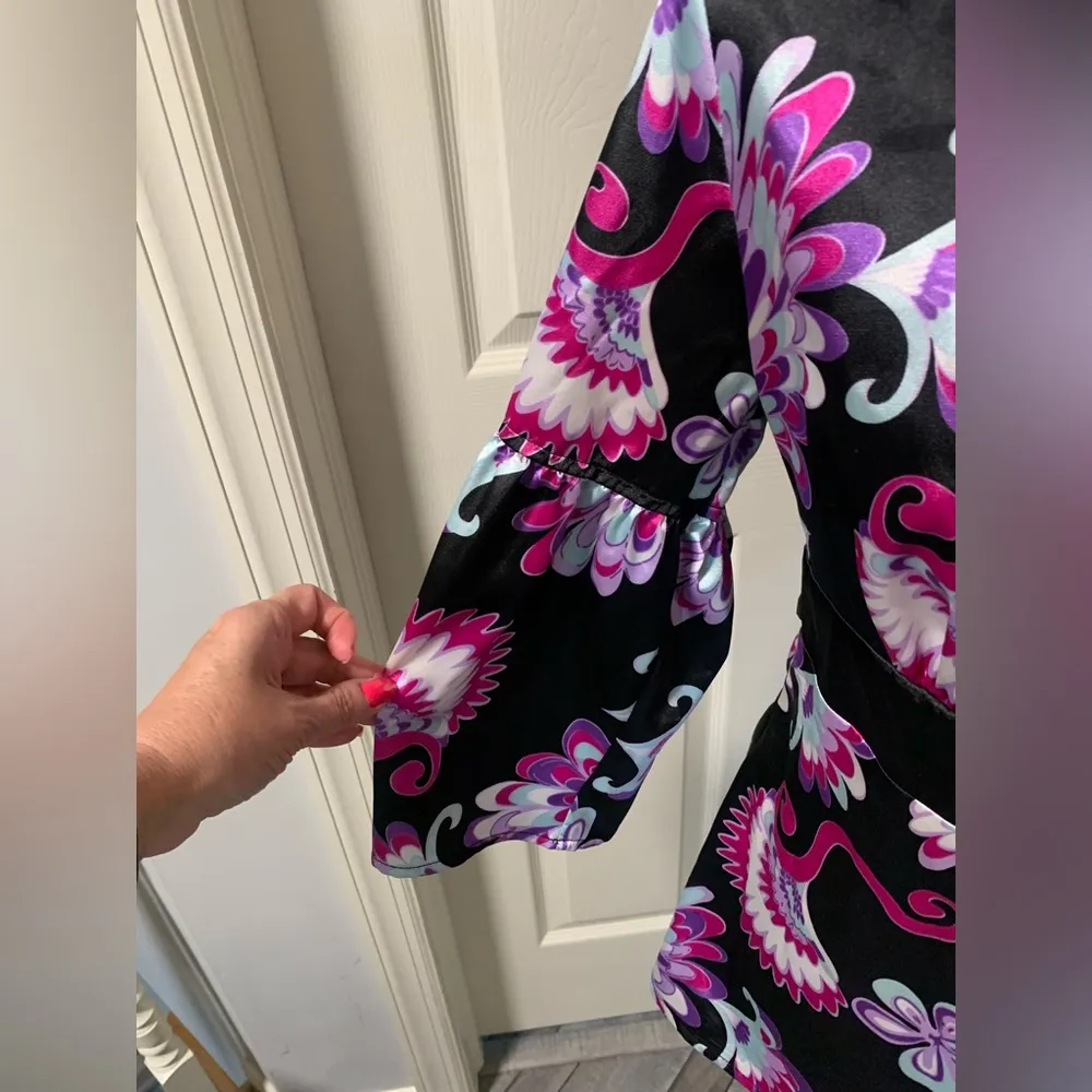 Tailor B. Moss Colorful Floral Blouse - Image 4