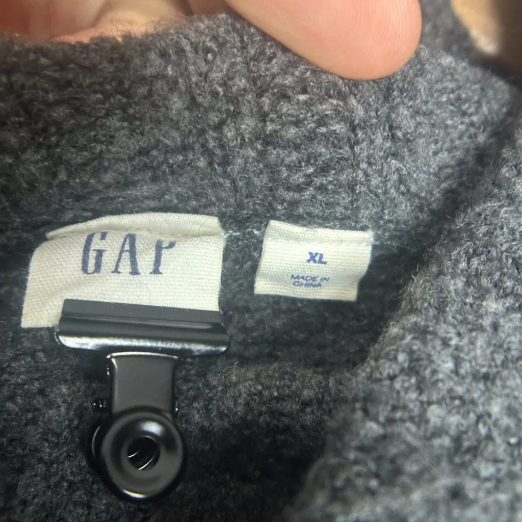 EUC GAP Turtle Neck Sweater Dark Grey Size XL - Image 7