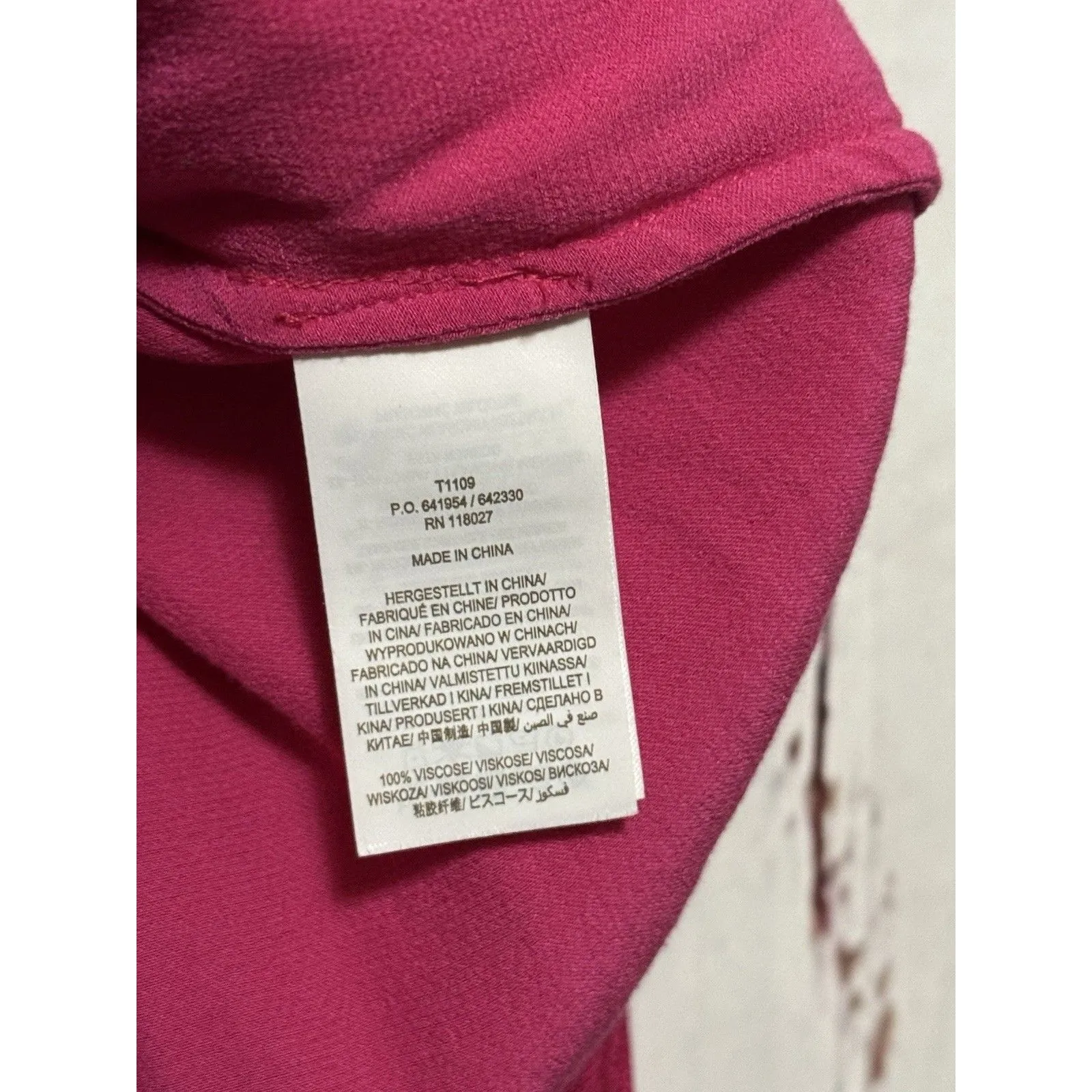 Boden Dart Viscose Satin Detail Fitted Long Sleeve Blouse Shirt Pink Size 6R - Image 12