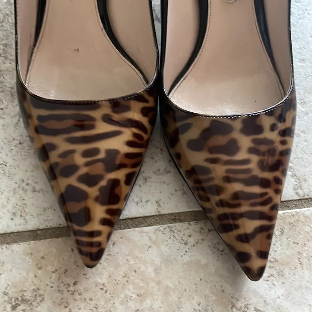 Prada Leopard Ombre Kitten-Heel Pump Honey - Image 7