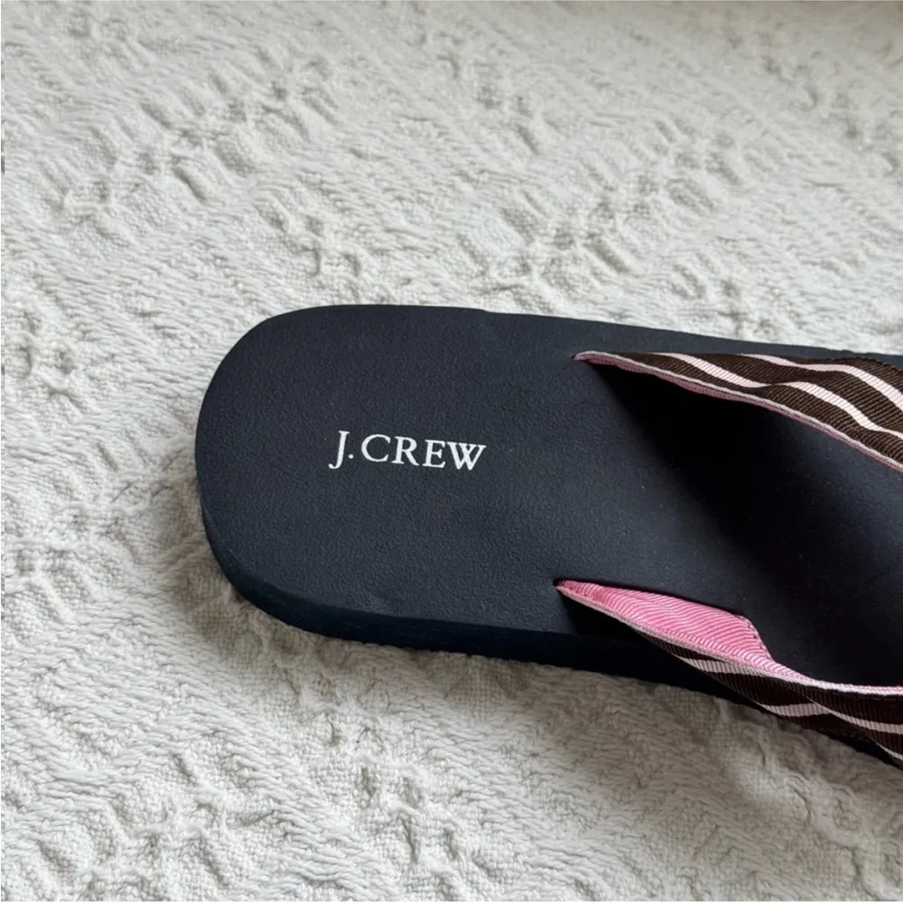 J. Crew Pink and Brown Sandals Casual Summer Style - Image 6