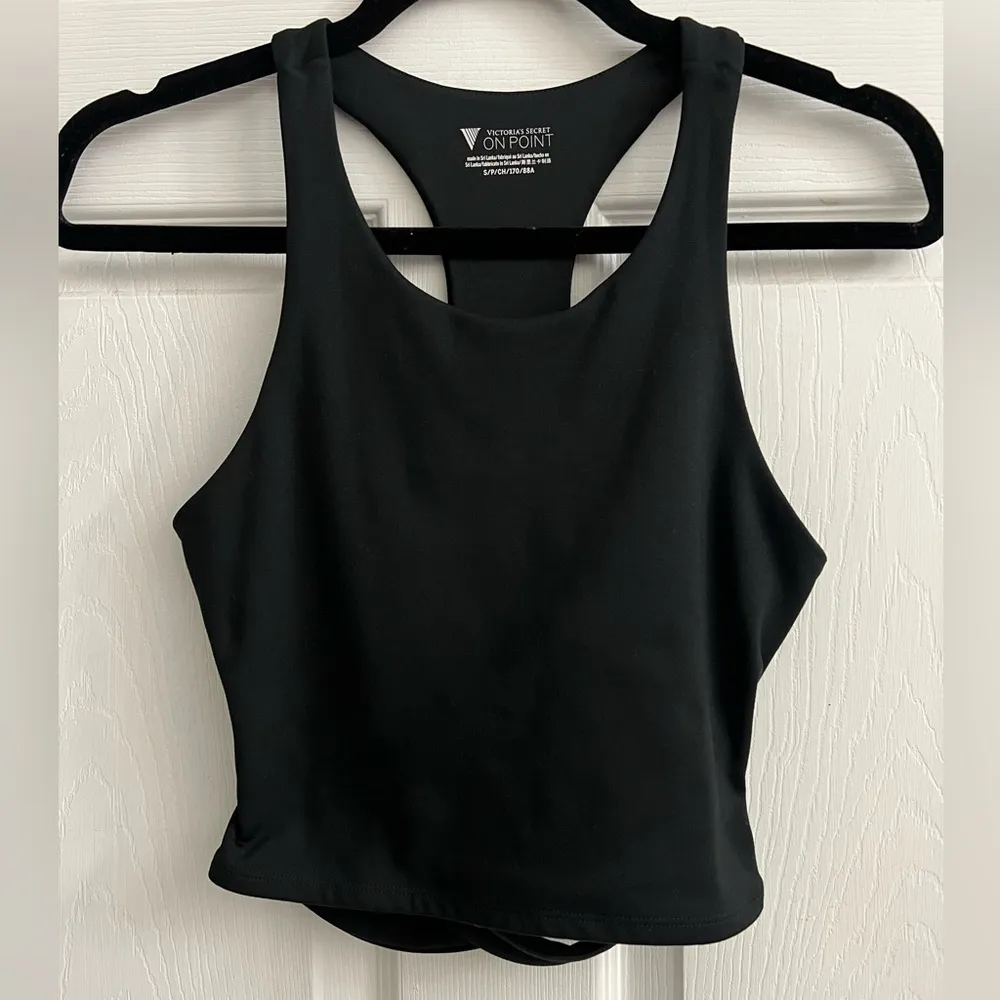 VICTORIA'S SECRET Flow On Point Crossback Crop Tank size S - Image 4