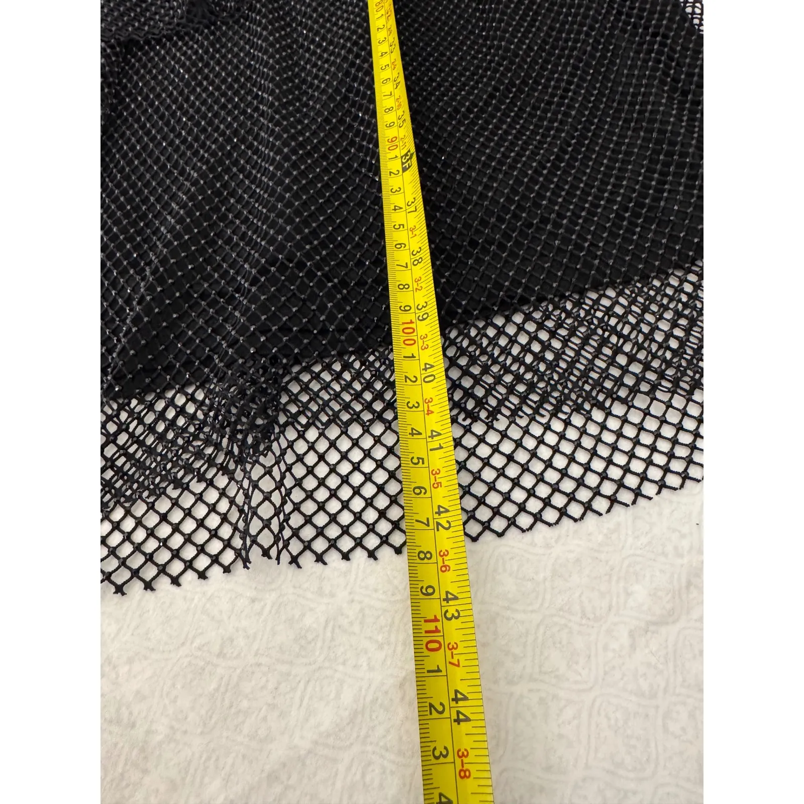 Aqua Black Mini Dress‎ Sparkly Mesh Long Sleeve Party Cocktail XXL - Image 7