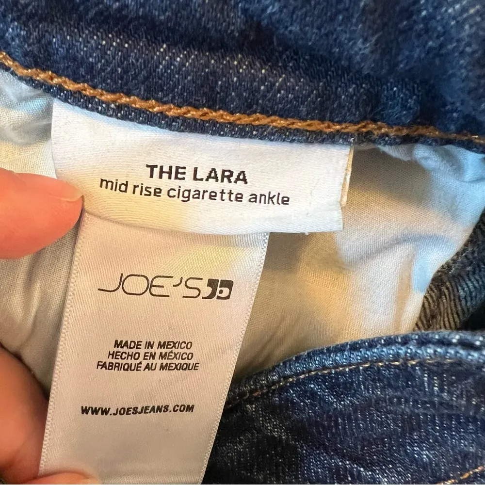 Joe’s Jeans The Lara Mid Rise Cigarette Ankle Jean Dark Wash 26 - Image 12