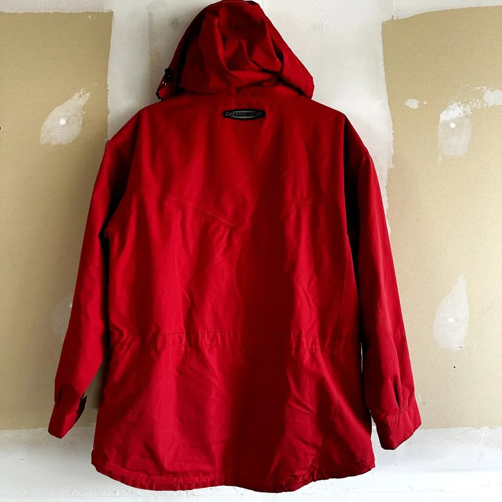 Obermeyer  Dynamic Ski Jacket Hooded Full Zip Lined Outdoor Snowboarding Red 12 - Image 6