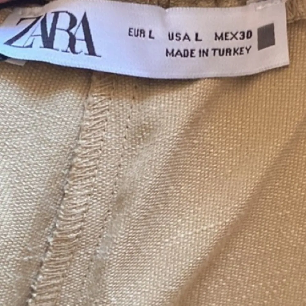 ✨ Zara Linen Blend Paperbag Jogger Pants✨ - Image 5