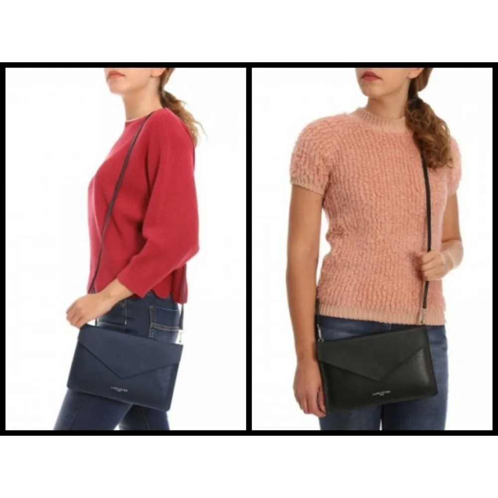 💕LANCASTER PARIS💕 Leather Envelope Clutch Bag - Image 8