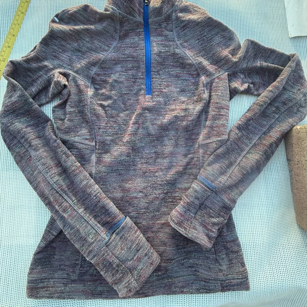 Lululemon  Its Rulu Run Half-Zip size 2Women's Multicolor Long Sleeve Top - Image 7