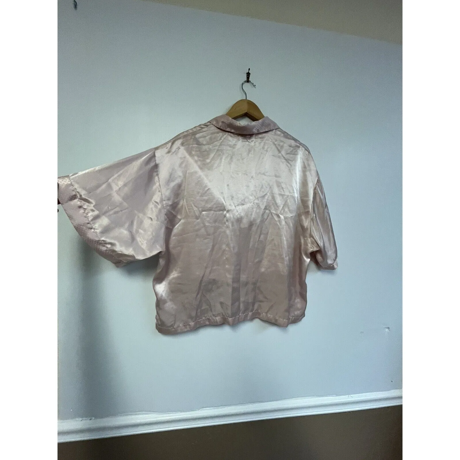 vintage 90s VICTORIAS SECRET GOLD‎ LABEL 2-piece pajama set shorts top Baby Pink - Image 4