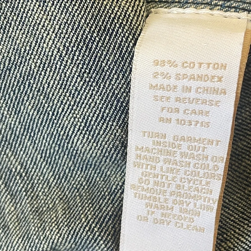 Hope & Harlow Denim Dress Womens 4 Blue Color Block Stretch Short Pocket Size 6 - Image 6