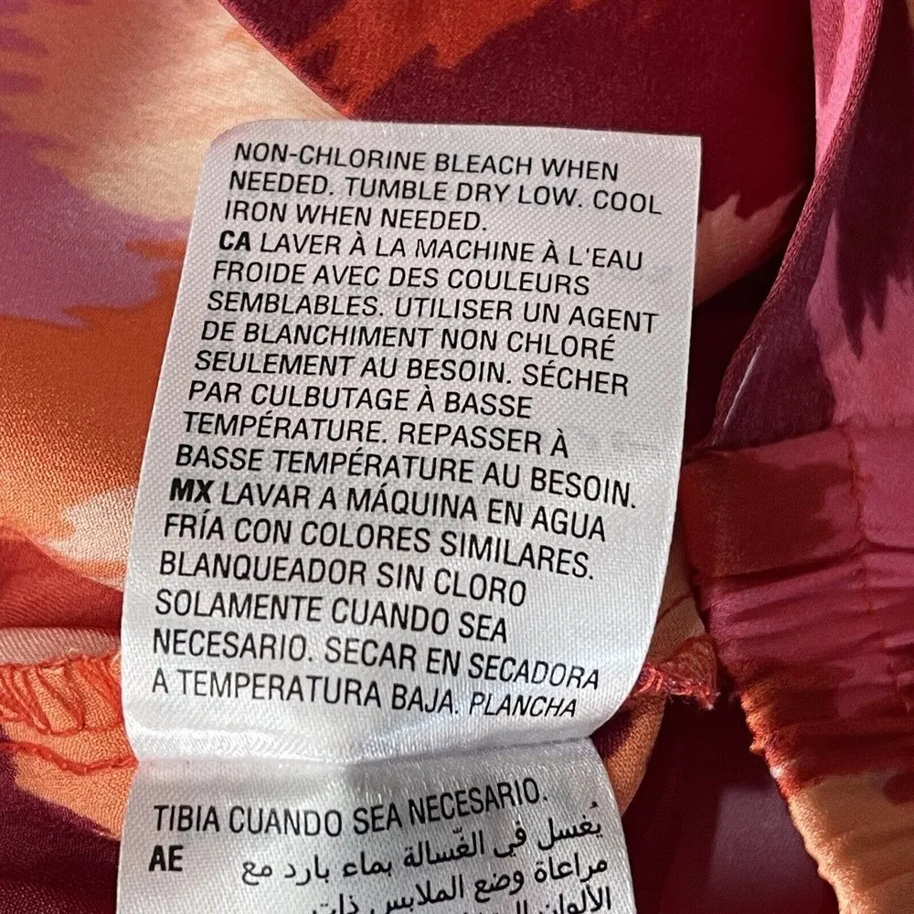 Bar III XX-Small Shorts Ikat High-Rise Elastic Waist Lightweight Tie Front Multi - Image 6