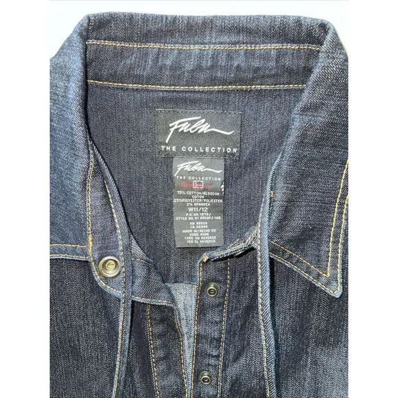 Fubu The Collection Denim Dress Blue‎ 11/12 Blue - Image 2