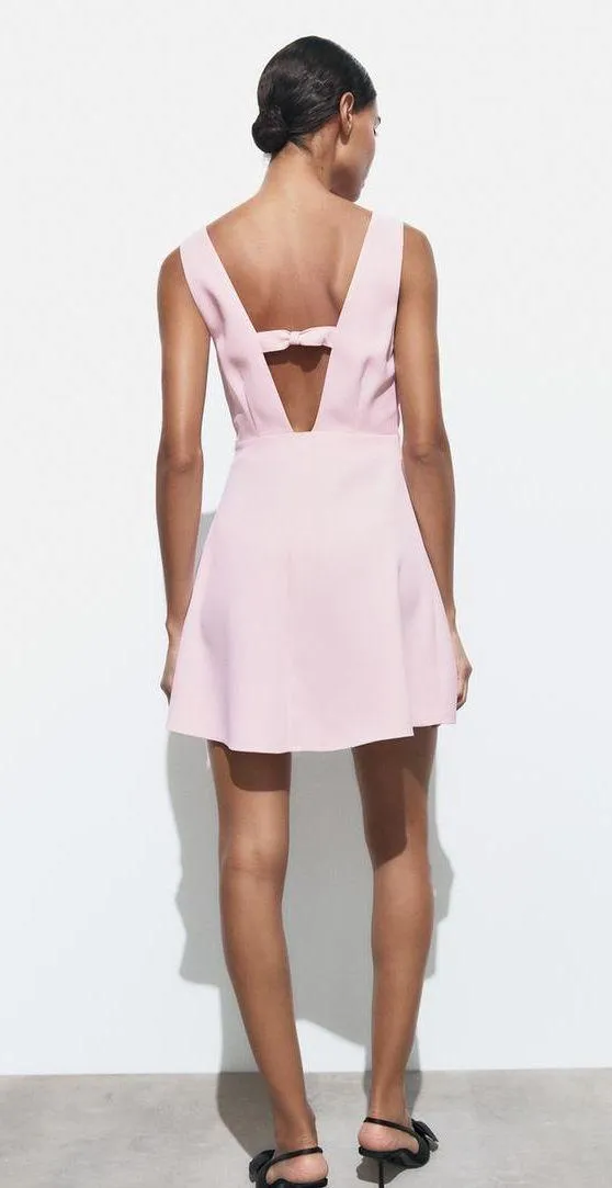 Dress Mini Pink Rhinestone Wedding Party Coctail Night Out - Image 13