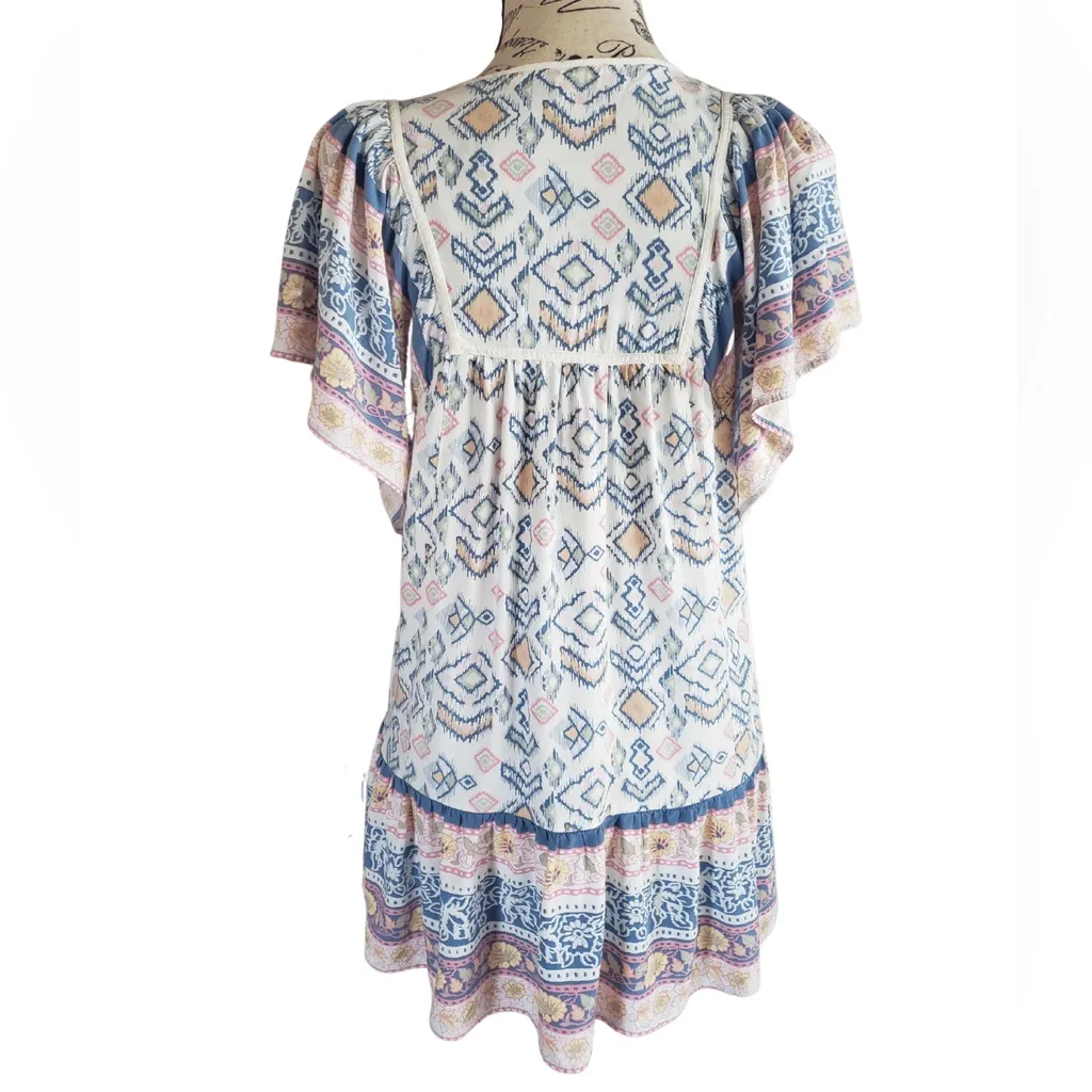 Black Rainn - Boho Peasant Blouse - Image 2