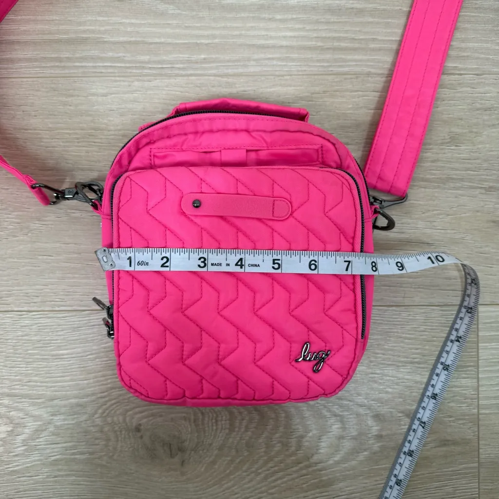 Lug Neon Pink Skeeter Convertible Crossbody - Image 12