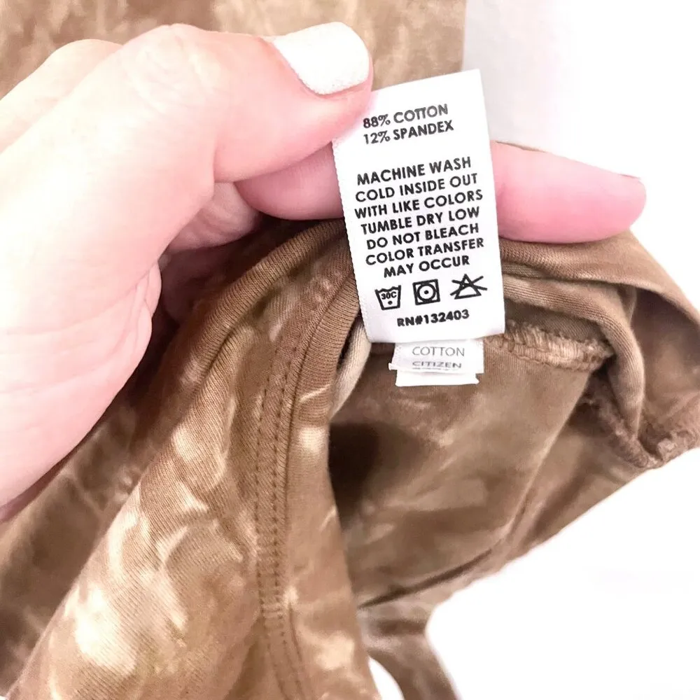 Cotton Citizen Brisbane Brown Java Crystal Tank Bodysuit Size XS - Image 5