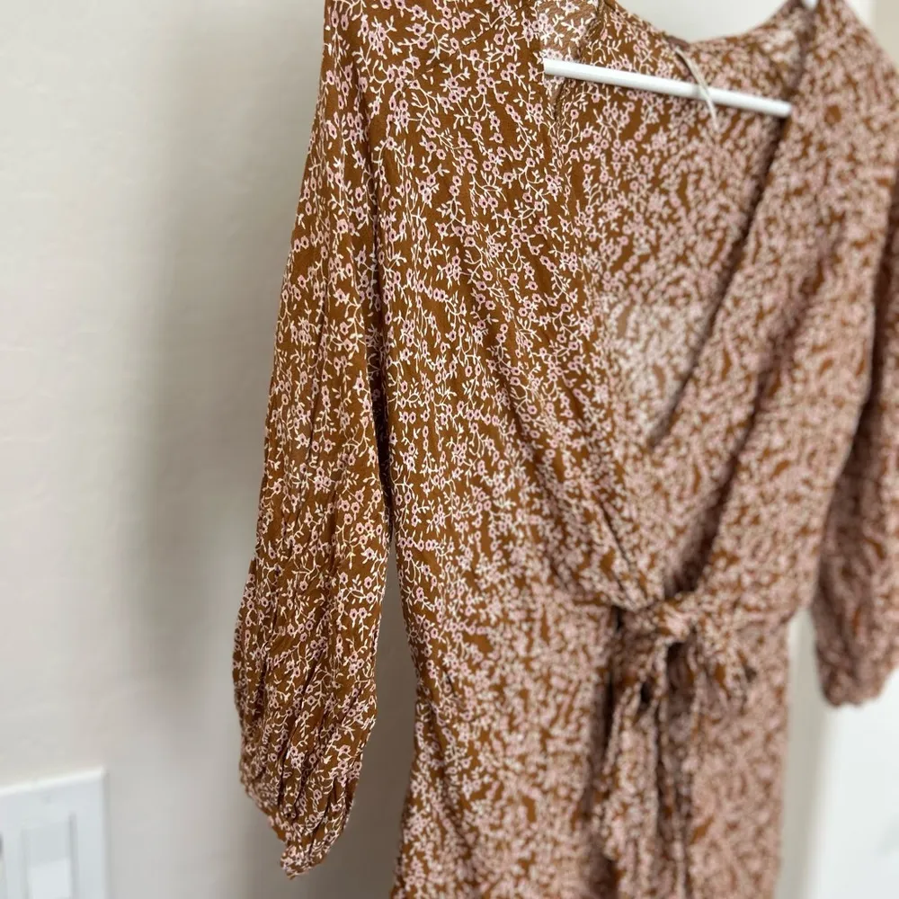 Free People Clara Floral Print Mini Dress Tunic Top Size XS - Image 3