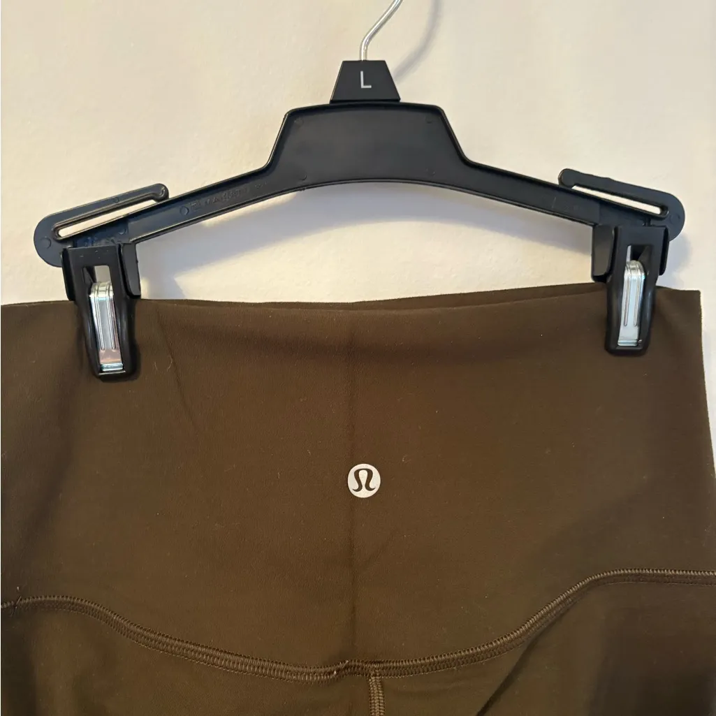 Lululemon Olive Green 25’ align Leggings - Image 2