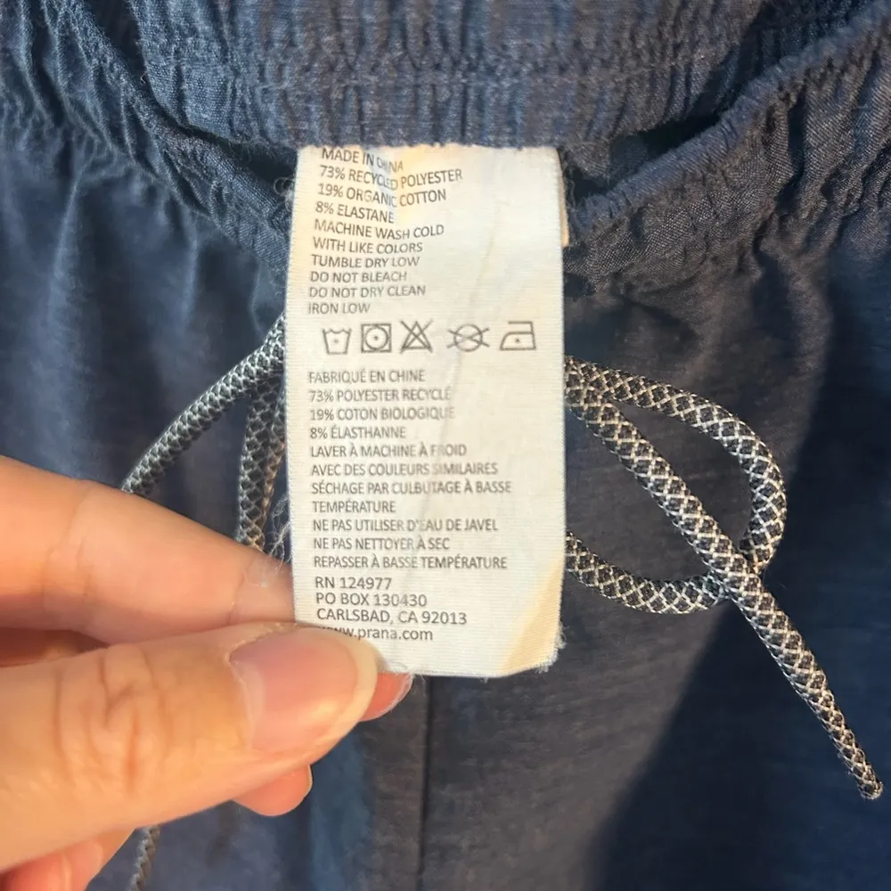 PrAna Women's Gray/Blue Athletic Shorts | Size Small - Image 5