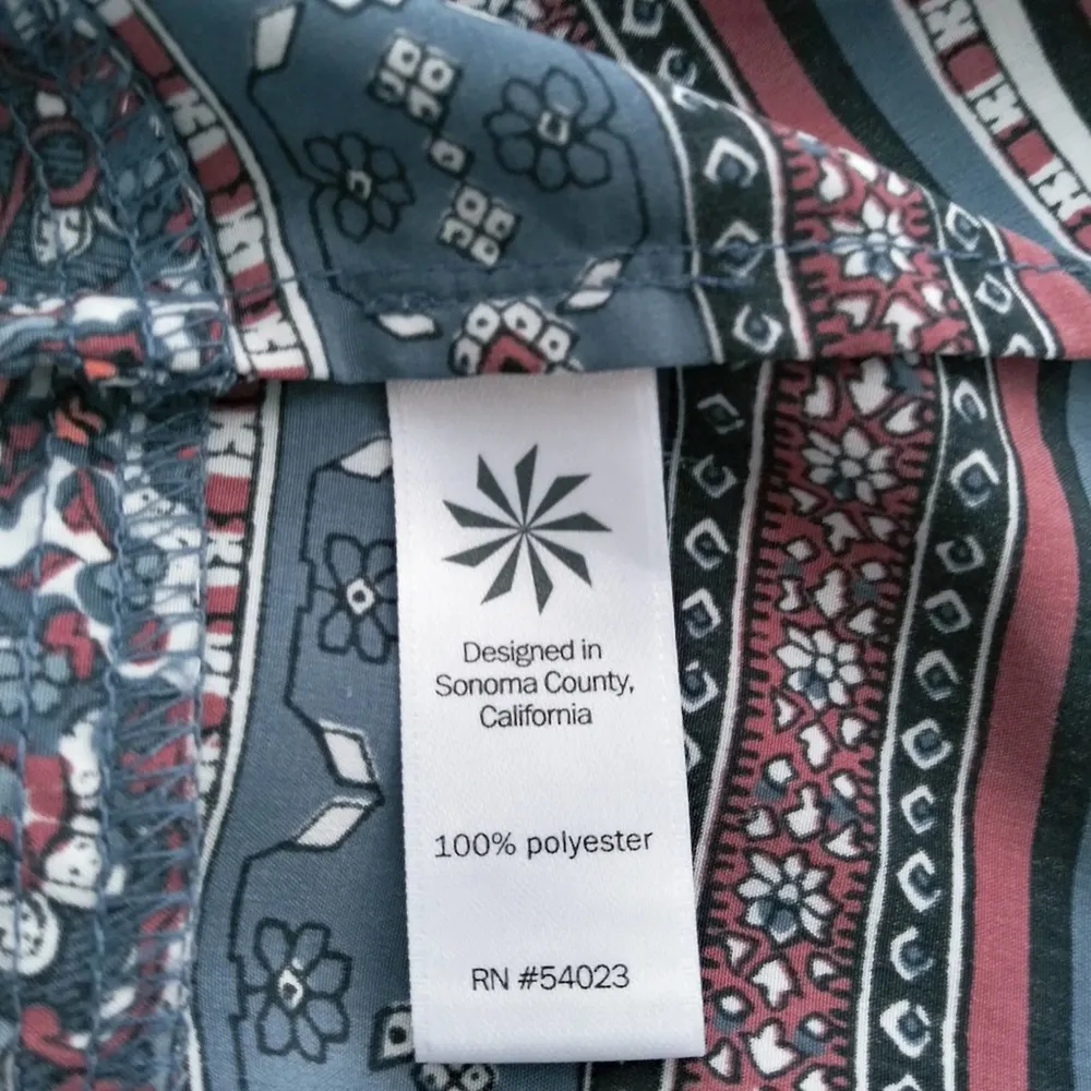 Athleta Medallion Dunes Tank in Iron Blue Tassel Tie Size XXS - Image 9