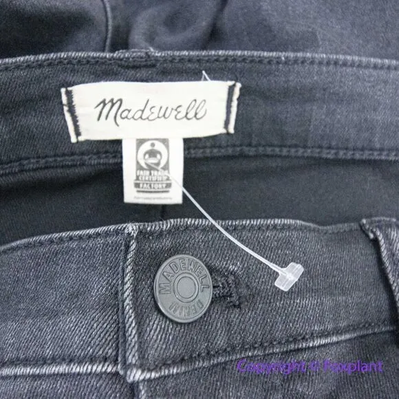 NEW Madewell Skinny Flare Jeans in Bellhaven‎ Wash, 33 - Image 14
