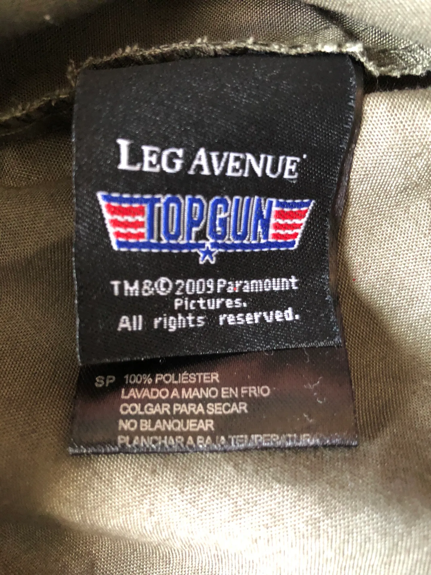 Top Gun Halloween Costume Green - Image 5