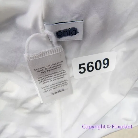 NEW Onia Raquel blue white gingham check raquel one piece swimsuit, size M - Image 14