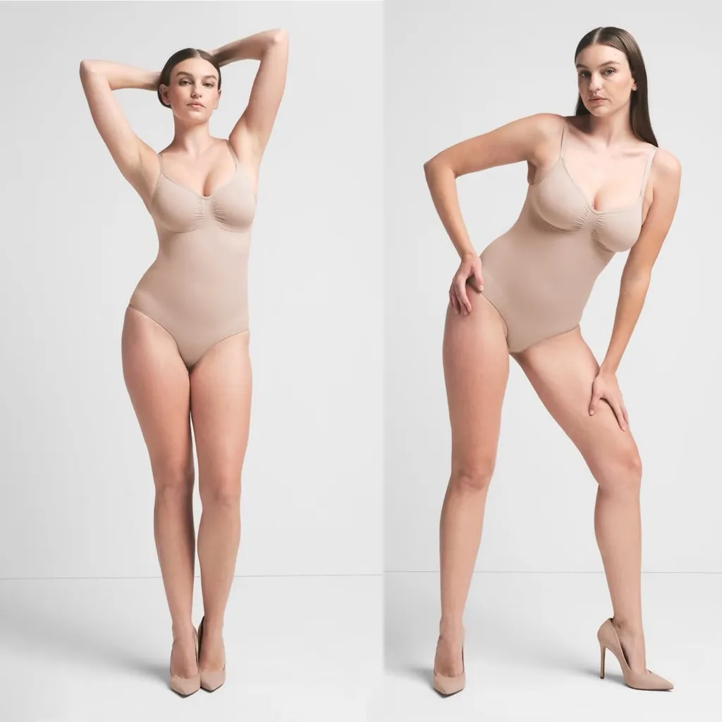 SKIMS SEAMLESS SCULPT BRIEF BODYSUIT‎ Mica Clay Size XL NWOB - Image 2