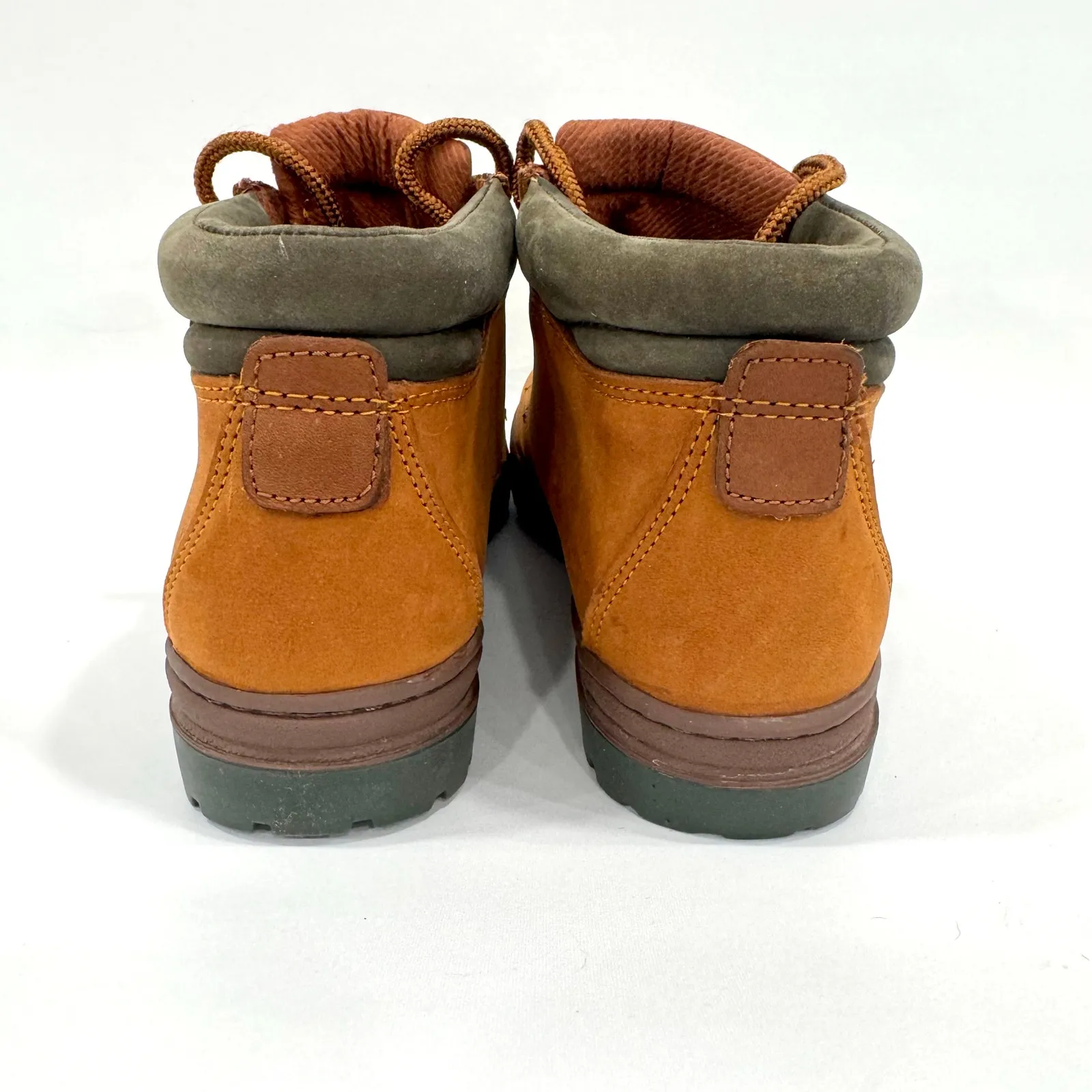 Timberland Women’s 9.5 Diane Leather Hiking Boots Tan Ankle Lace Up NIB - Image 9