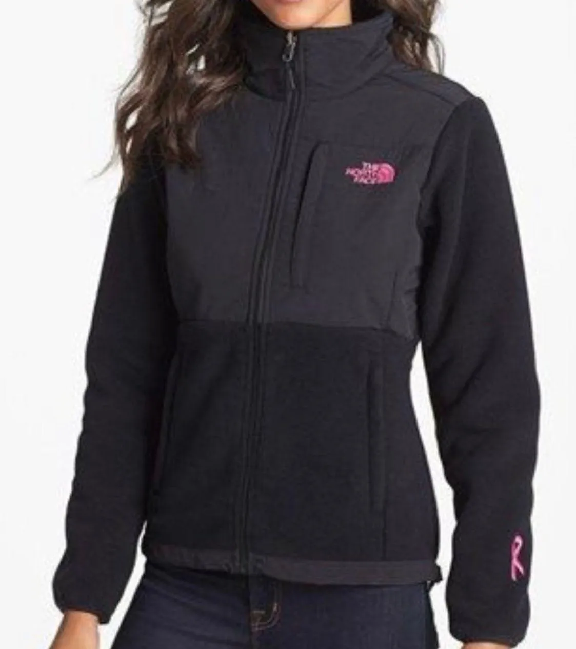 The North Face Black Jacket - Breast Cancer - Image 2