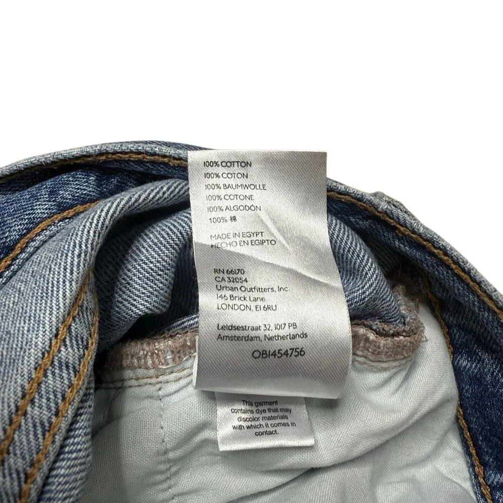 Free People Makai denim cut off Shorts 3” inseam blue size 28 - Image 4