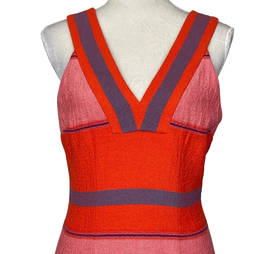 Anthropologie HD in Paris Sorbet Stripes Shift Dress Women’s Size 4 - Image 5