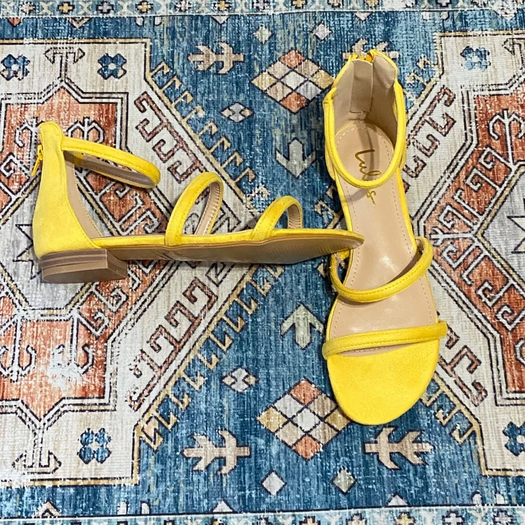 Lulus Quin Mustard Sandals Size 7.5 Spring - Image 6