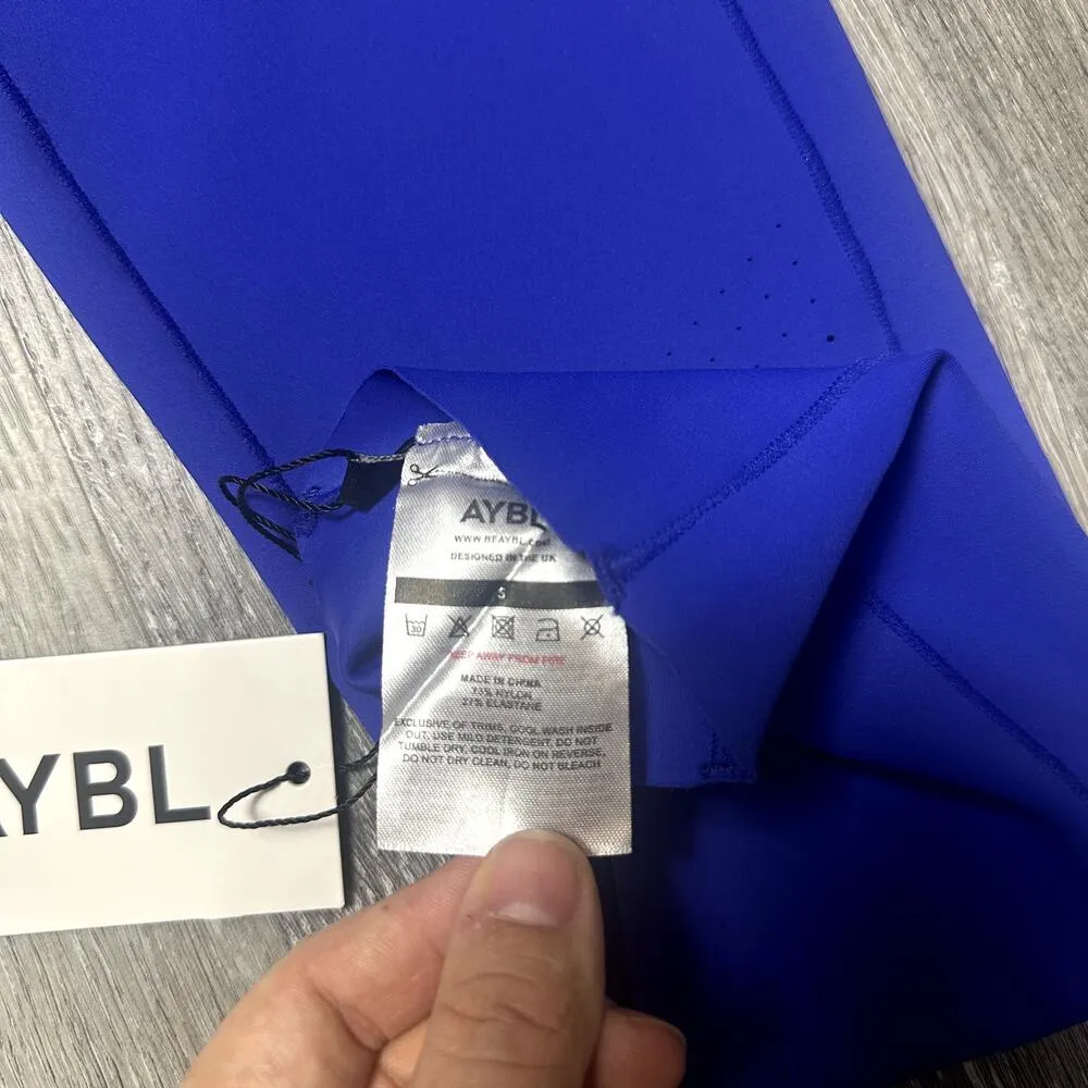 AYBL Cobalt Blue Fusion Leggings NEW - Image 7