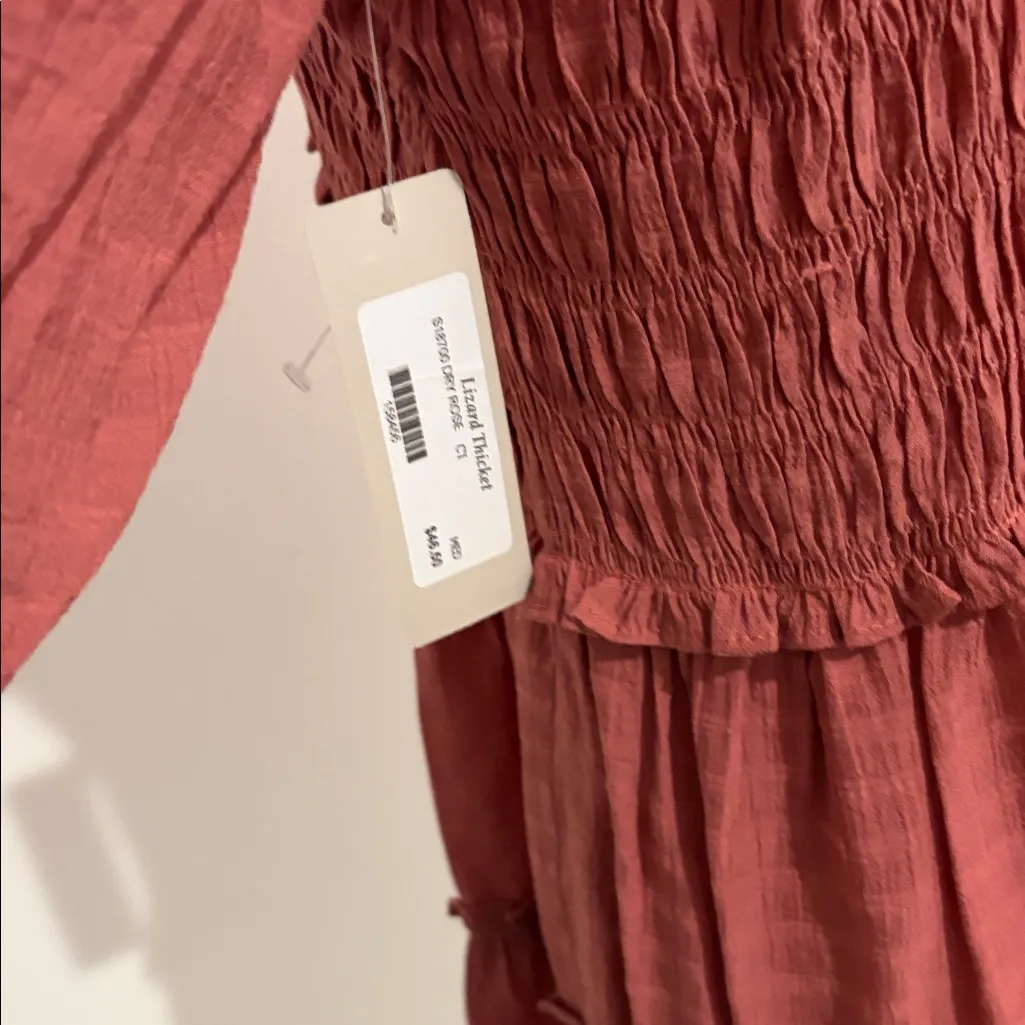 New With Tags C’Isa Lizard Thicket Tunic Top Sz M Pink Size M - Image 5