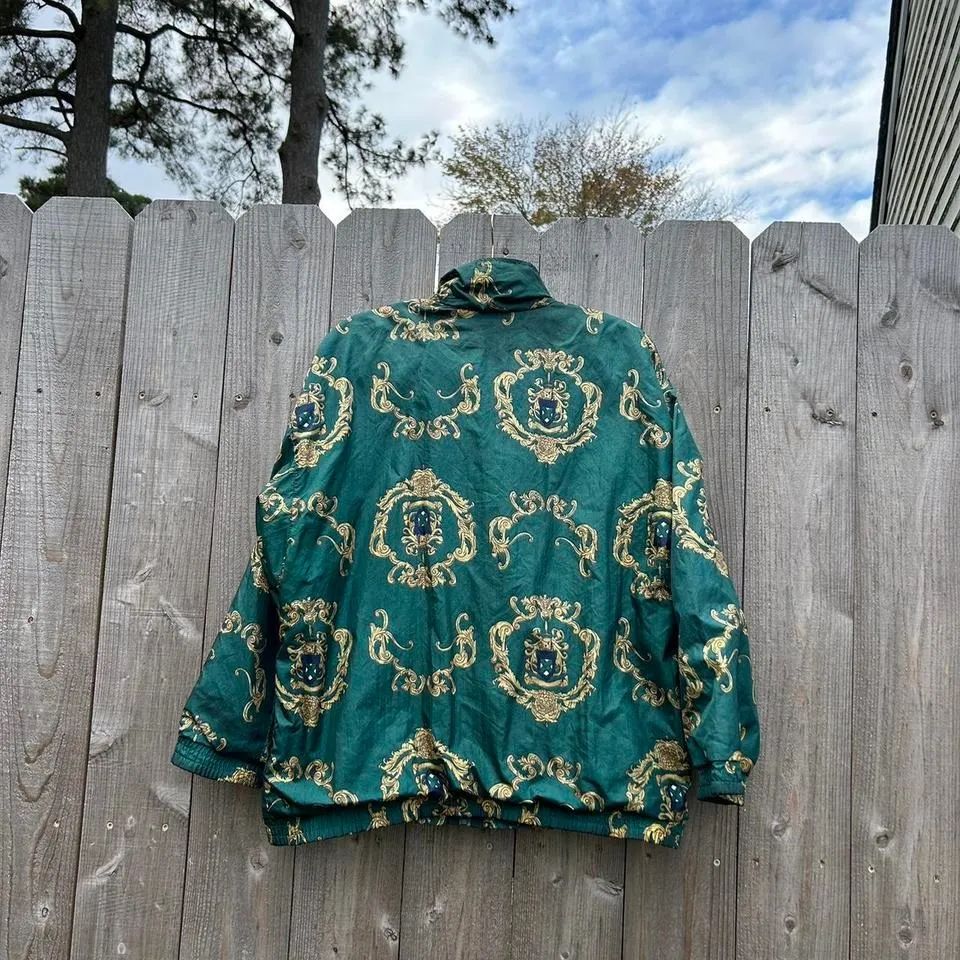 Green vintage windbreaker by "slade" size‎ medium - Image 6