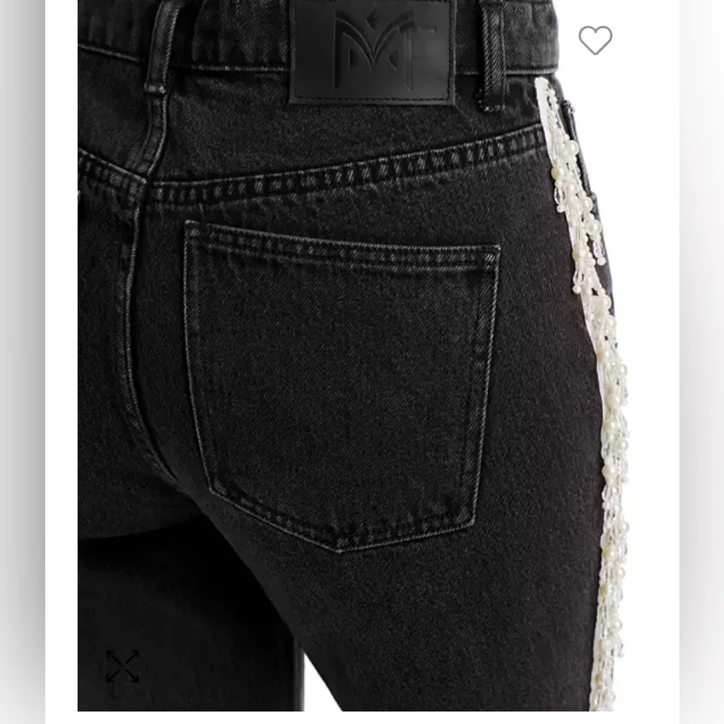 MILLY Embellished Ankle Jeans - Image 6