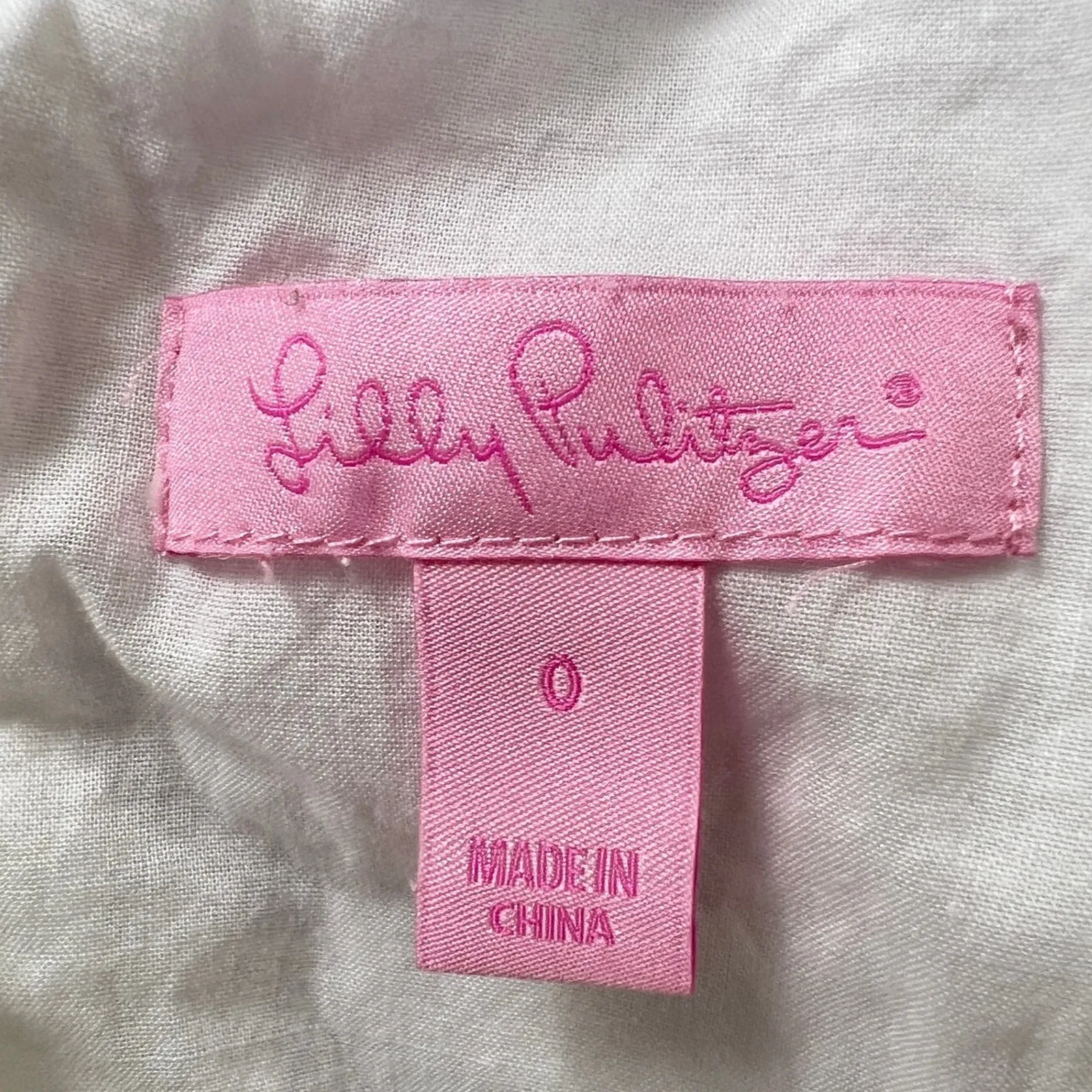 Lilly Pulitzer Calhoun Scoop Neck Resort‎ White Charleston Eyelet Dress Size 0 - Image 4