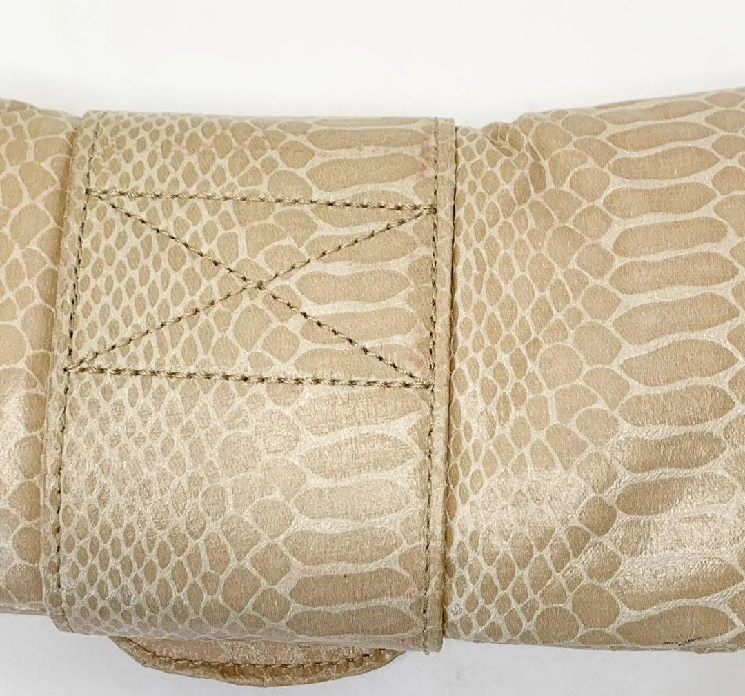 Bowtie Snakeskin Looking Clutch / Crossbody - Image 5
