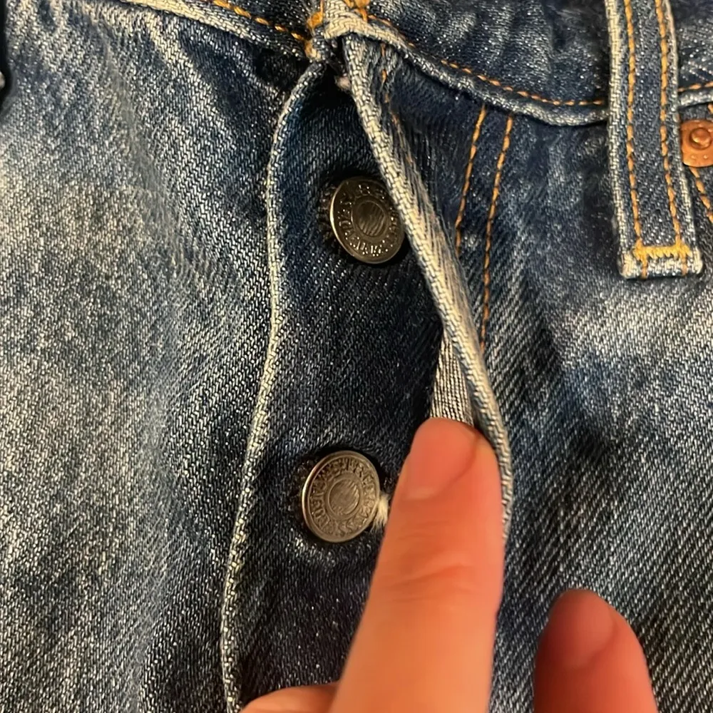 Womens Levi’s Premium Wedgie Button Fly Straight Leg Jeans - Image 7