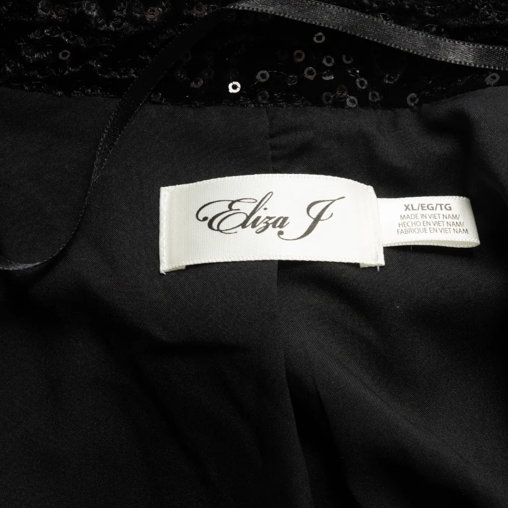 Eliza J - Sequinned Velvet Blazer - Image 12