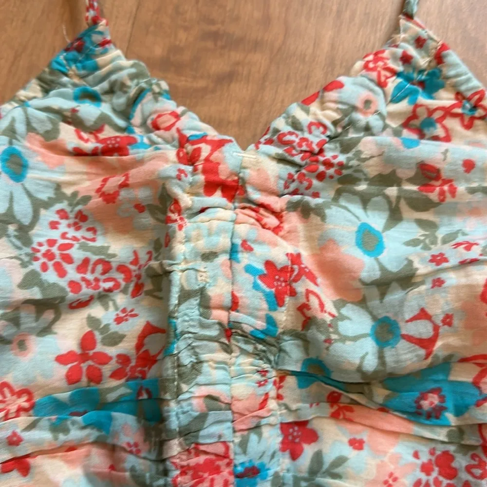 NWT American Eagle AE  Floral Print  Halter Crop Top - Image 4