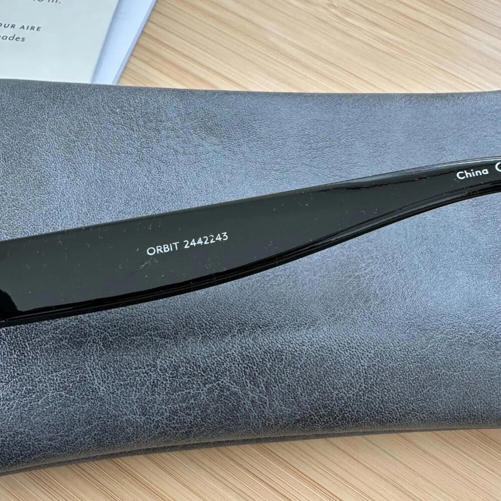 AIRE Orbit 54mm Unisex Rectangular Sunglasses Black 50 - Image 7