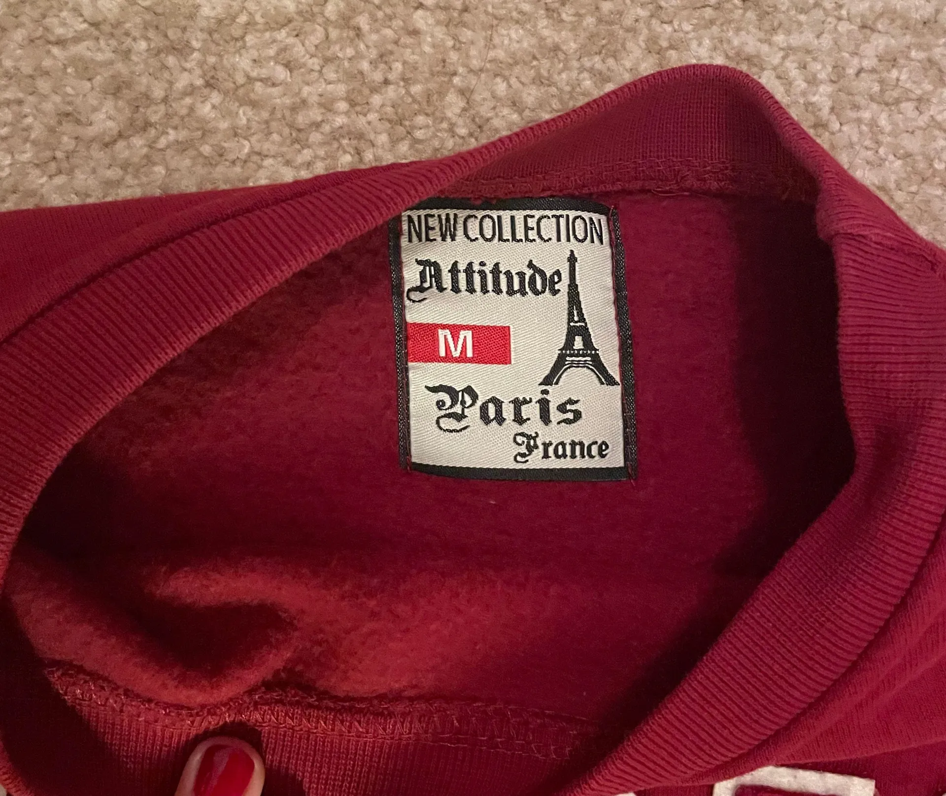 Atticute Paris France Sweatshirt - Image 2