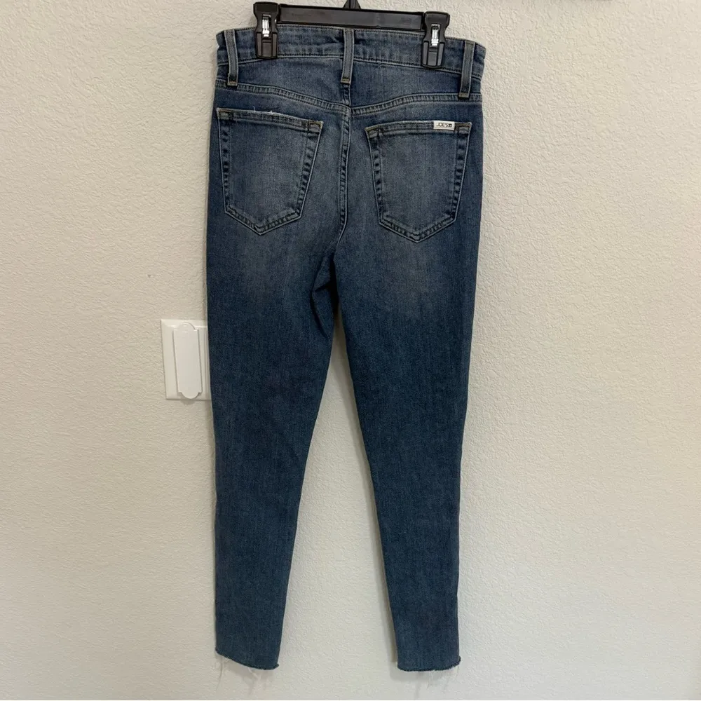 JOE’S Jeans High Rise Skinny Ankle Distressed Denim Size 26 Wheaton Blue Wash - Image 6