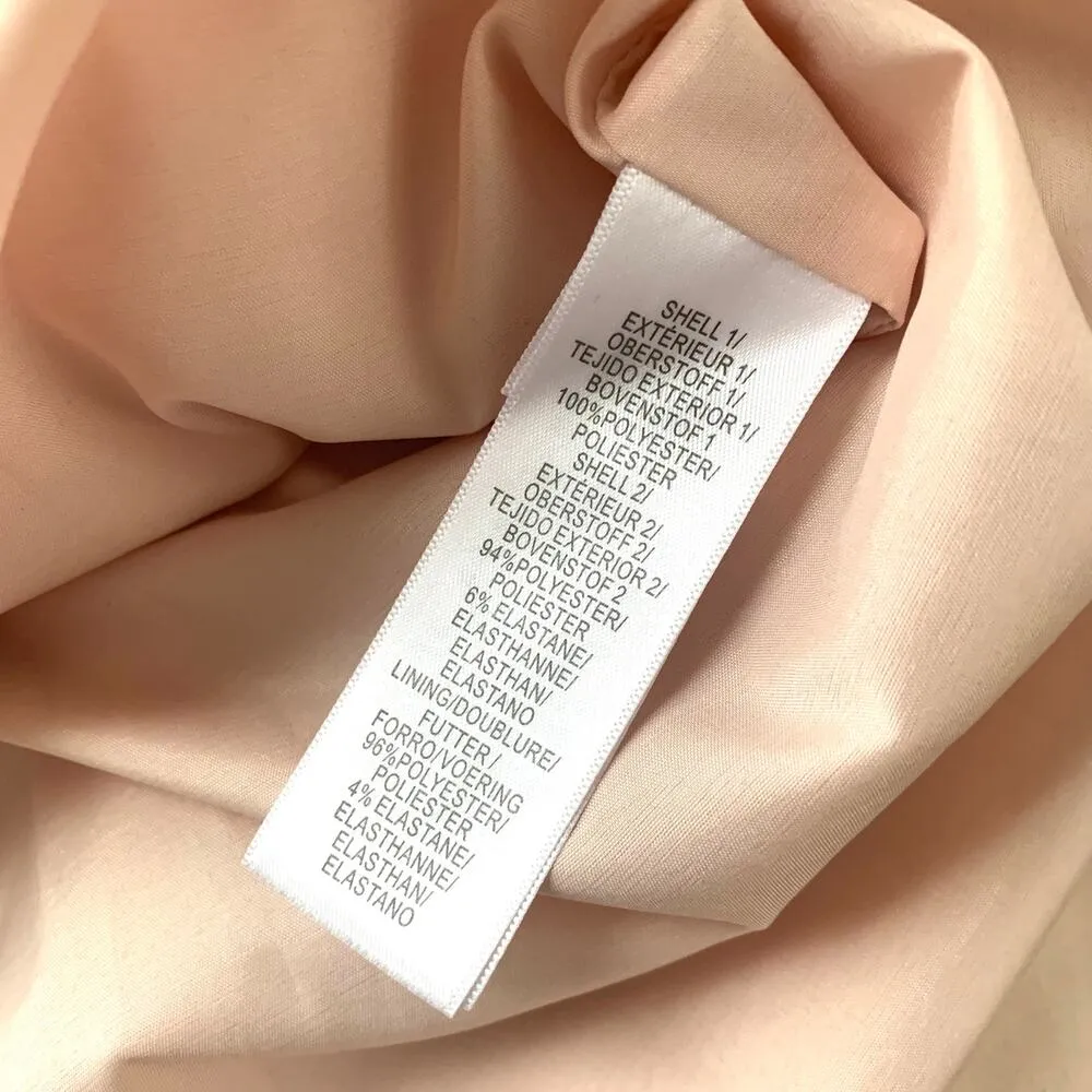 Aidan Mattox V-neck Sleeveless Crepe Fringe Skirt Mini Dress in Blush Pink - Image 11