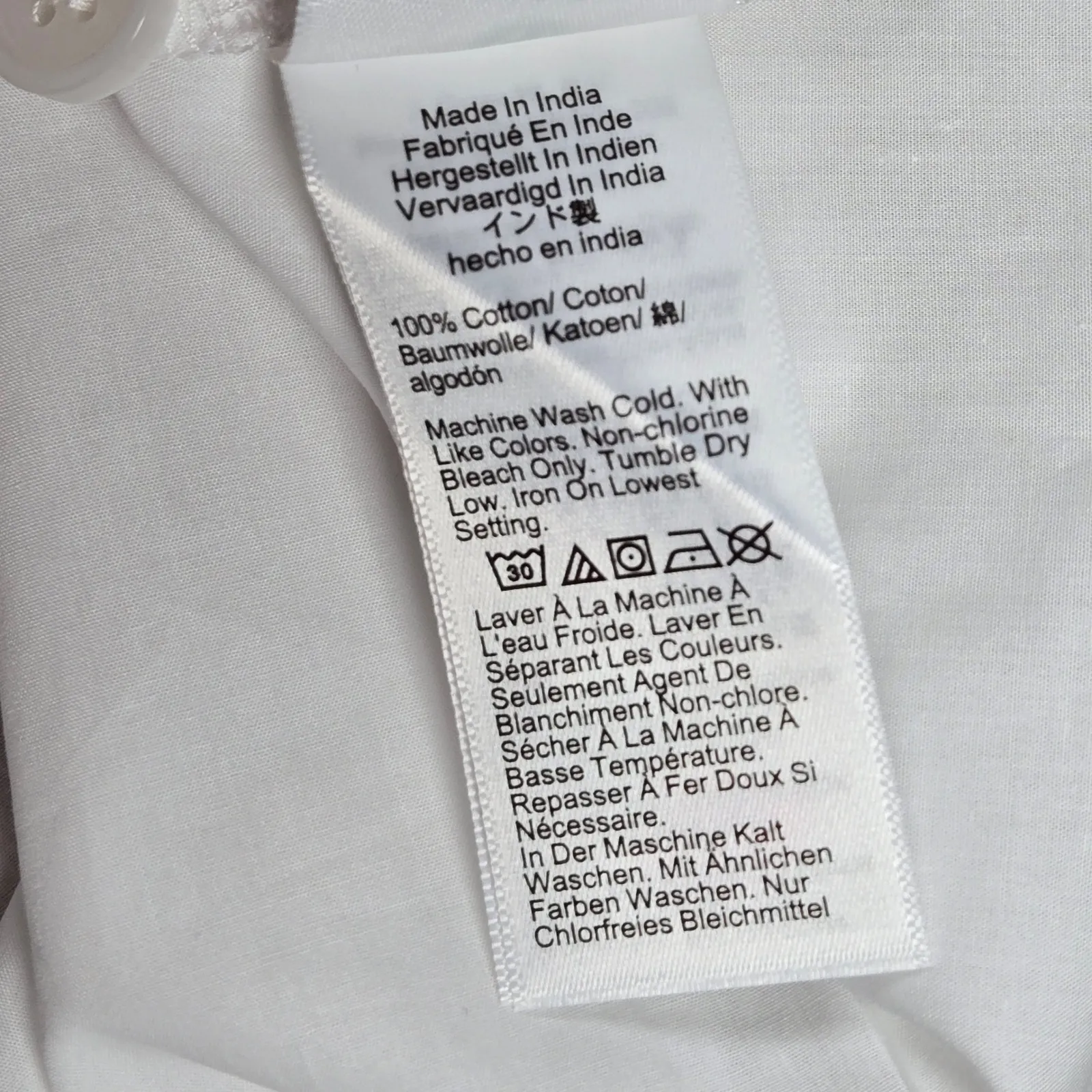 J. Crew White Gamine Button Up Short Sleeve Shirt in Cotton Poplin 14 NWT - Image 5