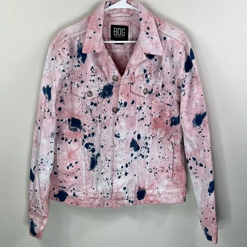 BDG Urban Outfitters Paint Splatter Denim Jacket - Image 2